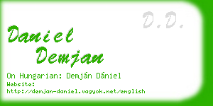 daniel demjan business card